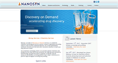 Desktop Screenshot of nanosyn.com