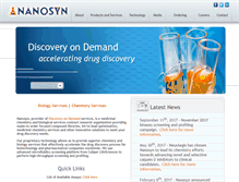 Tablet Screenshot of nanosyn.com
